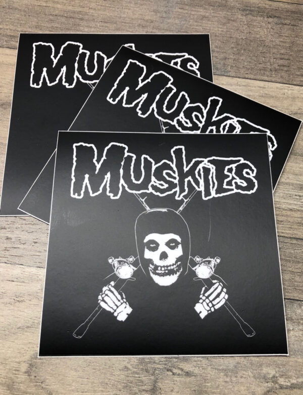 “Muskies”sticker